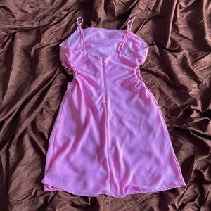 Dolls Kill Flowing Blush Pink Dress